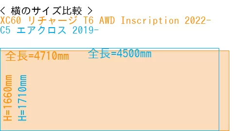 #XC60 リチャージ T6 AWD Inscription 2022- + C5 エアクロス 2019-